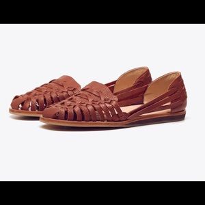 Nisolo Ecuador Huarache Sandal in burnt sienna